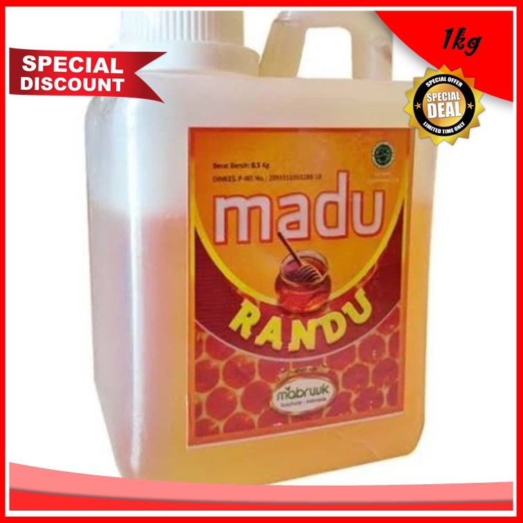 Madu randu 500gr madu mabruk mabruuk bunga randu original sehat nikmat hemat