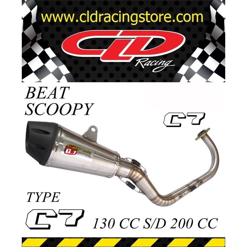Knalpot CLD Honda Beat Type C7