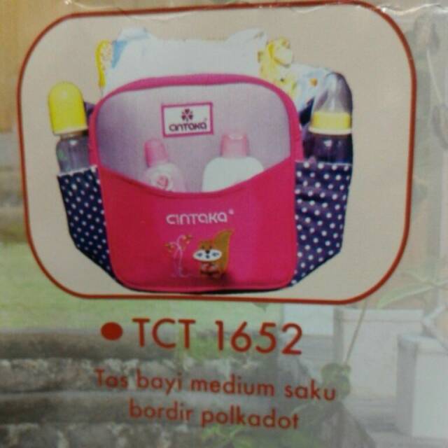 Chintaka TCT1652 Tas medium polkadot