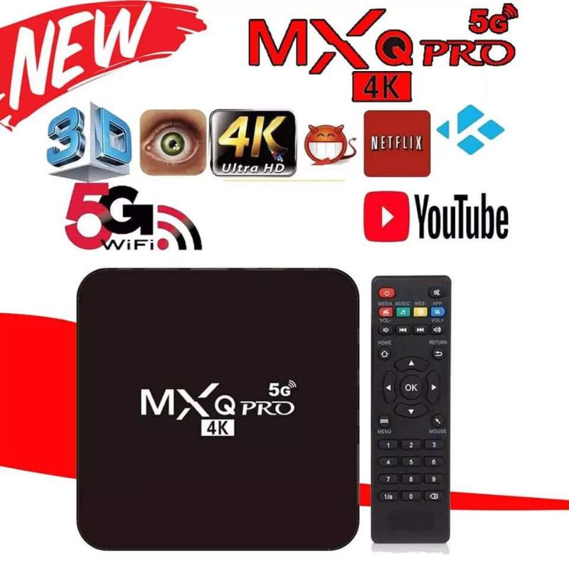 TV Box Android MXQ Pro 4K Smart TV Box Android 7.1 X96 Mini RAM 2G ROM 16G Full Load sudah kami inst