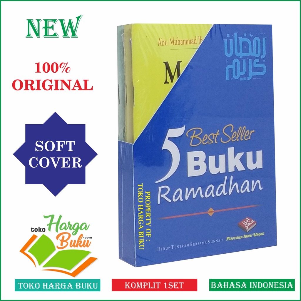 BEST SELLER 5 Buku Ramadhan - Paket Puasa Tarawih Zakat Fitrah DLL Pustaka Ibnu Umar