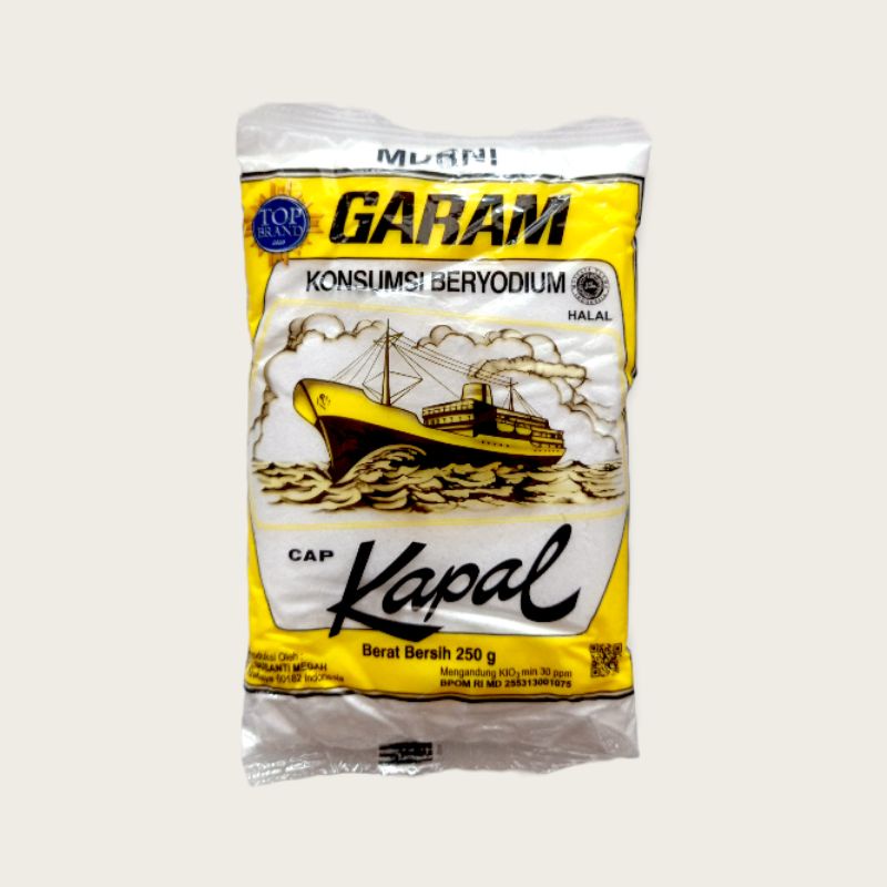 

Garam Murni Cap Kapal - Garam Beryodium [250g]