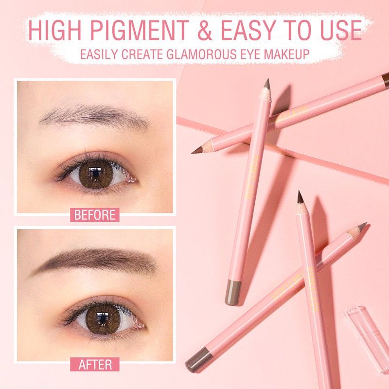 Pinkflash OhMyEmoji Waterproof Longlasting Durable Soft Eyebrow Pencil PFE02 Pensil Alis Halis