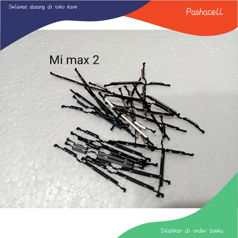 Pernik Tombol power luar on off dan volume Mi max 2