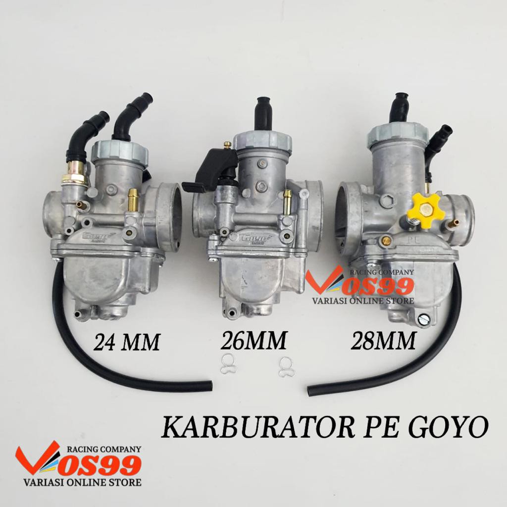 KARBU KARBURATOR PE GOYO 24 26 28 UNIVERSAL