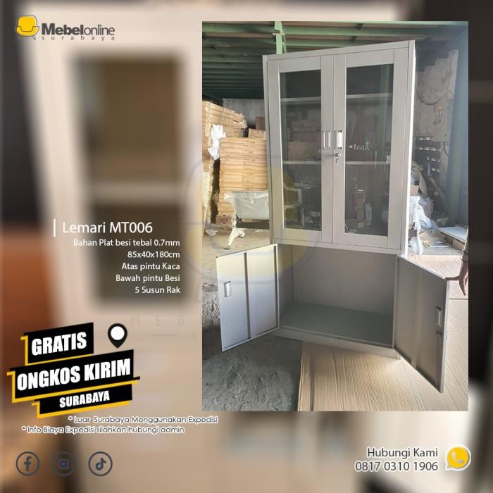 

Lemari Kantor / Lemari Arsip Besi Mt600 Pintu Semi Kaca Tarik Baru
