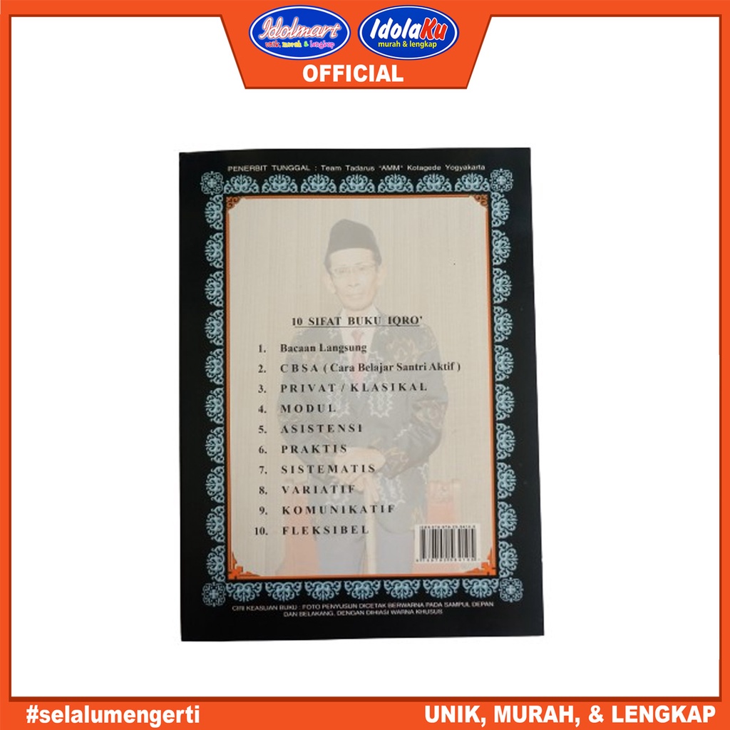 IDOLMART Buku IQRO Bendel Besar Kertas CD Surabaya