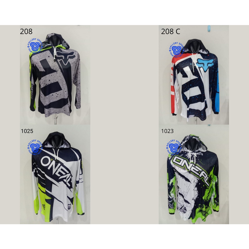 BAJU JERSEY SEPEDA MTB-BAJU KAOS MOTORCROSS HOODIE UNISEX