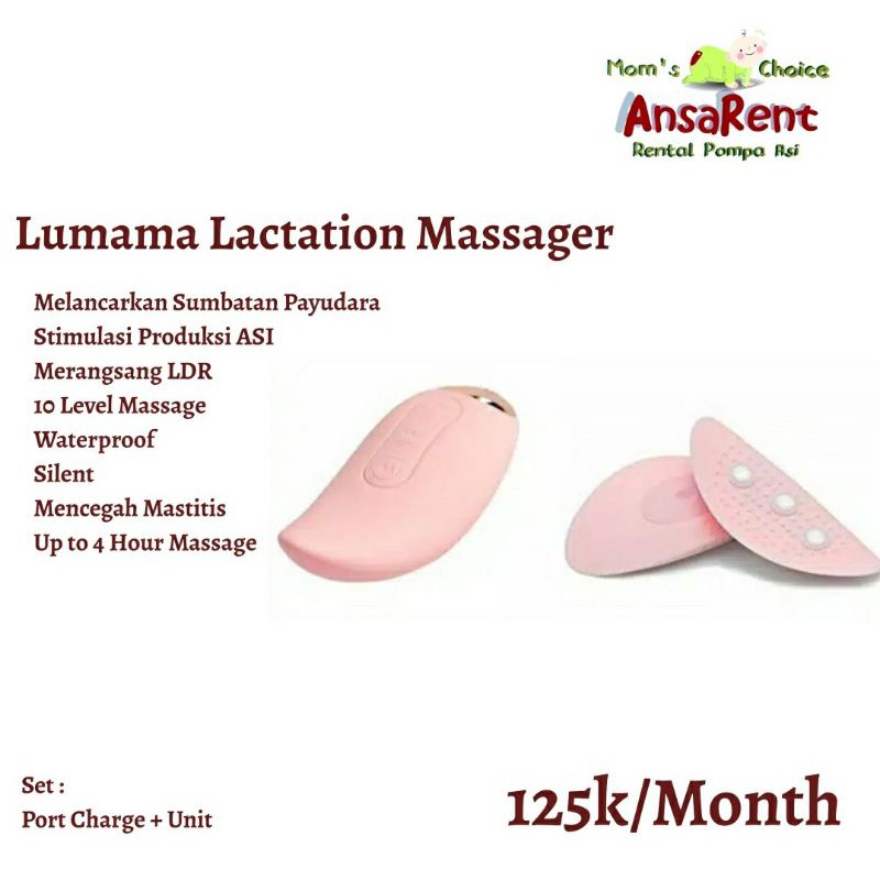 Sewa Lactation Massager Sewa lumama Pijat Payudara Pijat Laktasi Pijat Pelancar ASI