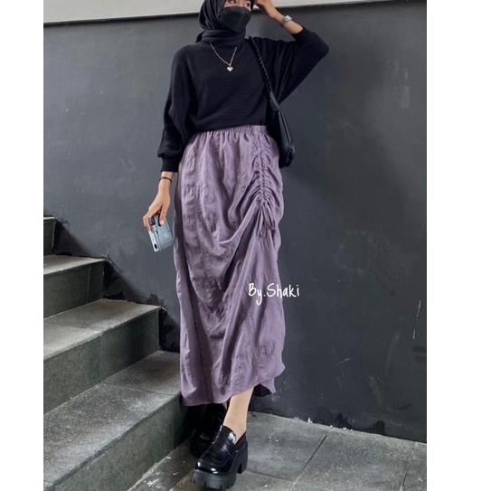 "TUB.11Au22n" Rok Crinkle Serut Jumbo | Rok Serut Crinkle Premium