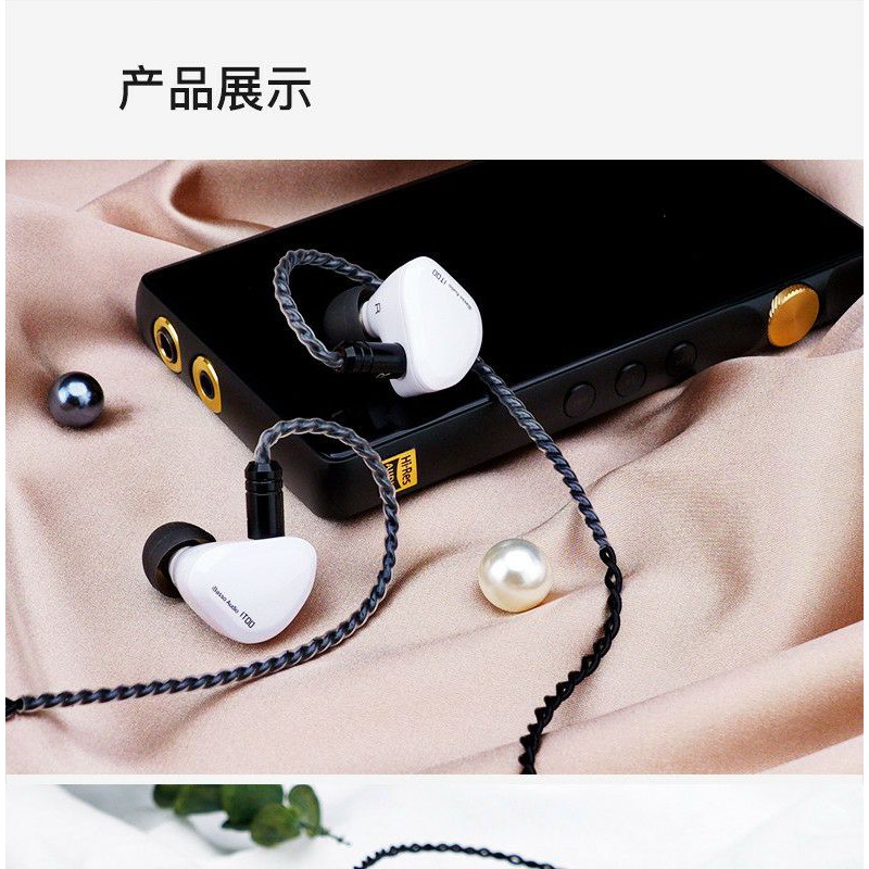 Earphone IEM Ibasso IT00 Single Dynamic Driver Detacheble MMCX Cable