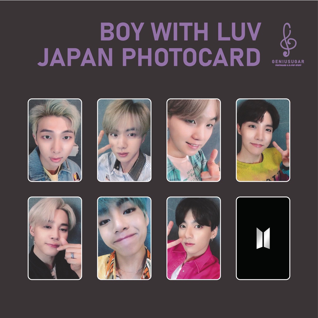 [REPLIKA BTS] PHOTOCARD BWL JAPAN UNOFFICIAL