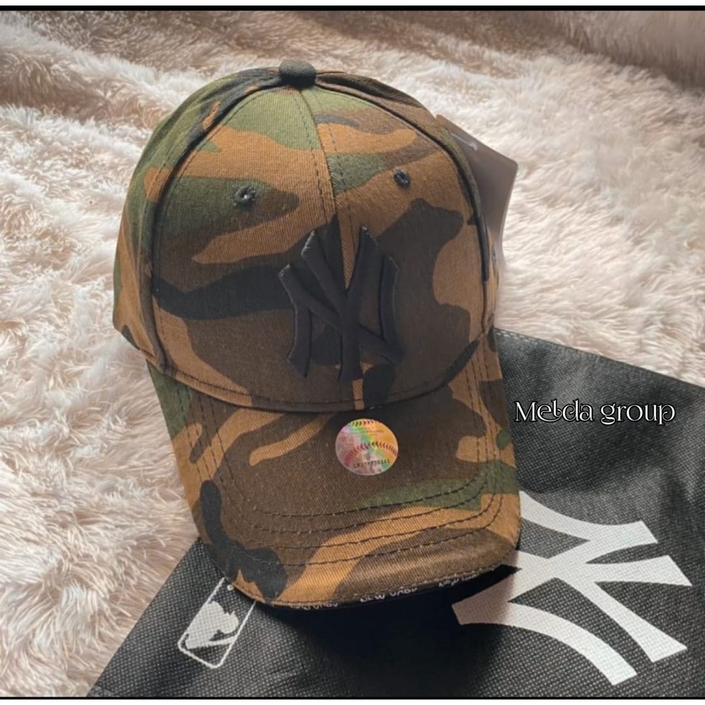 Topi Baseball Ny Camo Loreng