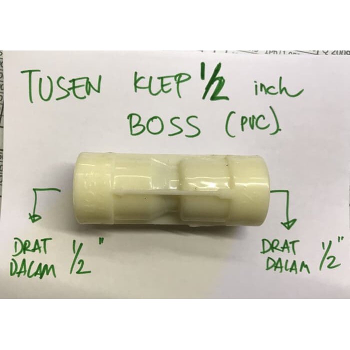 boss 1 per 2 inch dim tusen pvc klep 1 satu arah sambungan pipa MURAH MURAH
