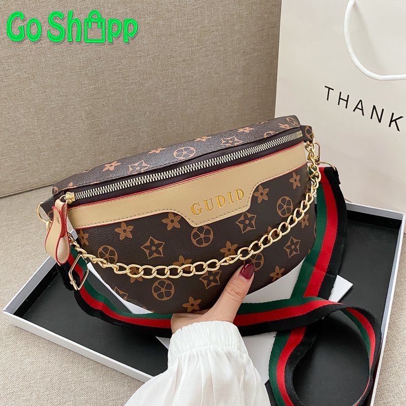 WaistBag Import Kulit Motif Premium - Waist Bag Wanita Fashion Korea - Tas Pinggang Wanita [WB08]