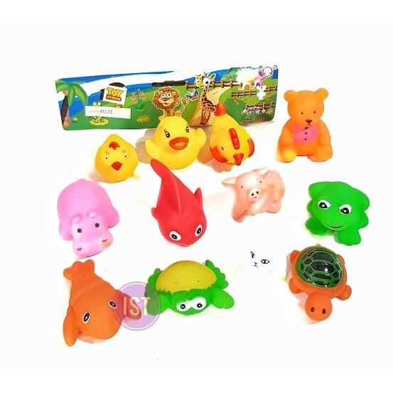 

IST Vynil Binatang Campur Karet isi 12 pcs