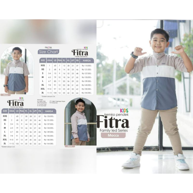 Kemeja Koko (Fitra kids) By Falova | Baju koko anak | muslim anak laki laki