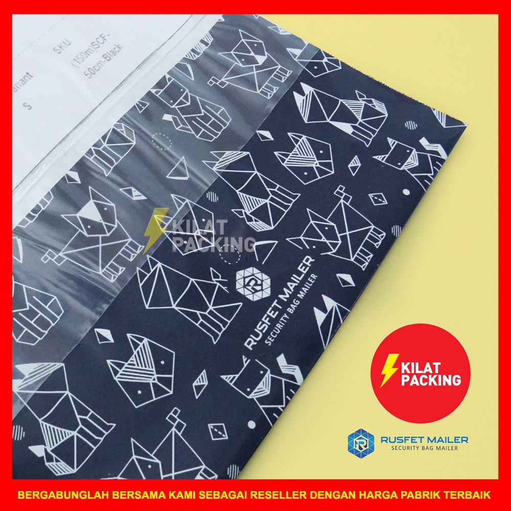 

POLYMAILER UKURAN 17CM X 25CM / AMPLOP PLASTIK PACKING RUSFET - PACK RJ4