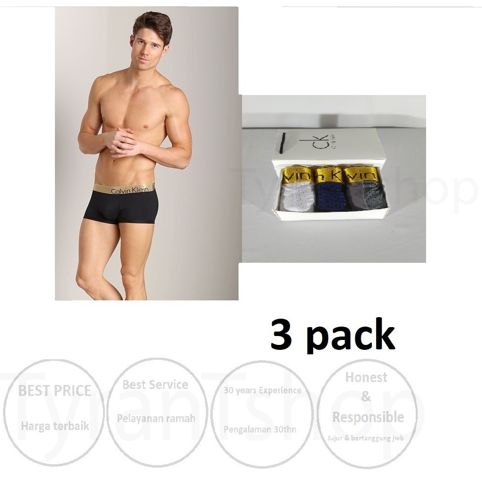 Boxer trunk celana dalam Gold Bold Pria paket 3pcs Boxer trunk celana dalam Gold Bold Pria paket 3pcs