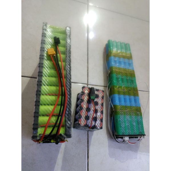 Baterai Pack 18650 Custom Pengganti Aki motor / sepeda listrik