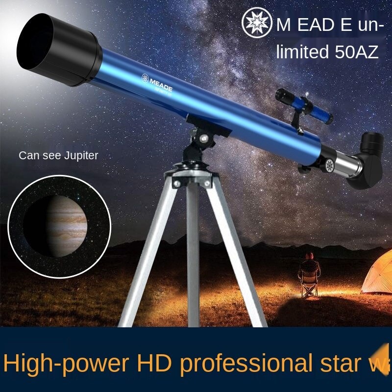 Telescope Teropong Bintang Astronomi 50mm Biru 50AZ Meade Infinity 50 Refractor