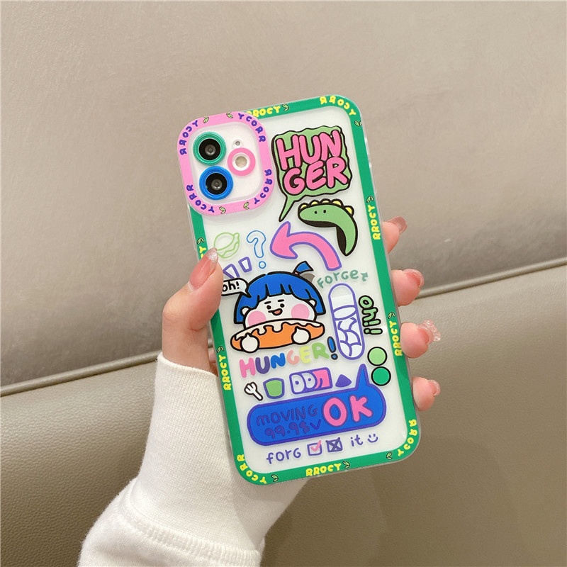 Softcase lens cover hunger iPhone x xs xr xsmax 11 12 13 Mini Pro Promax