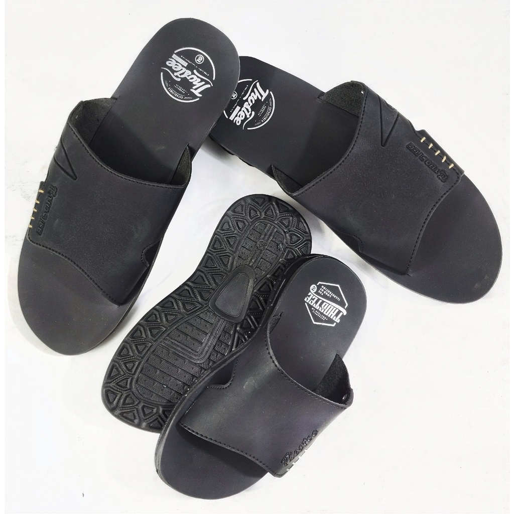 BUY 1 GET 2 Sandal Kulit Pria dan Anak Thostee MicroFibber Kkp Aio