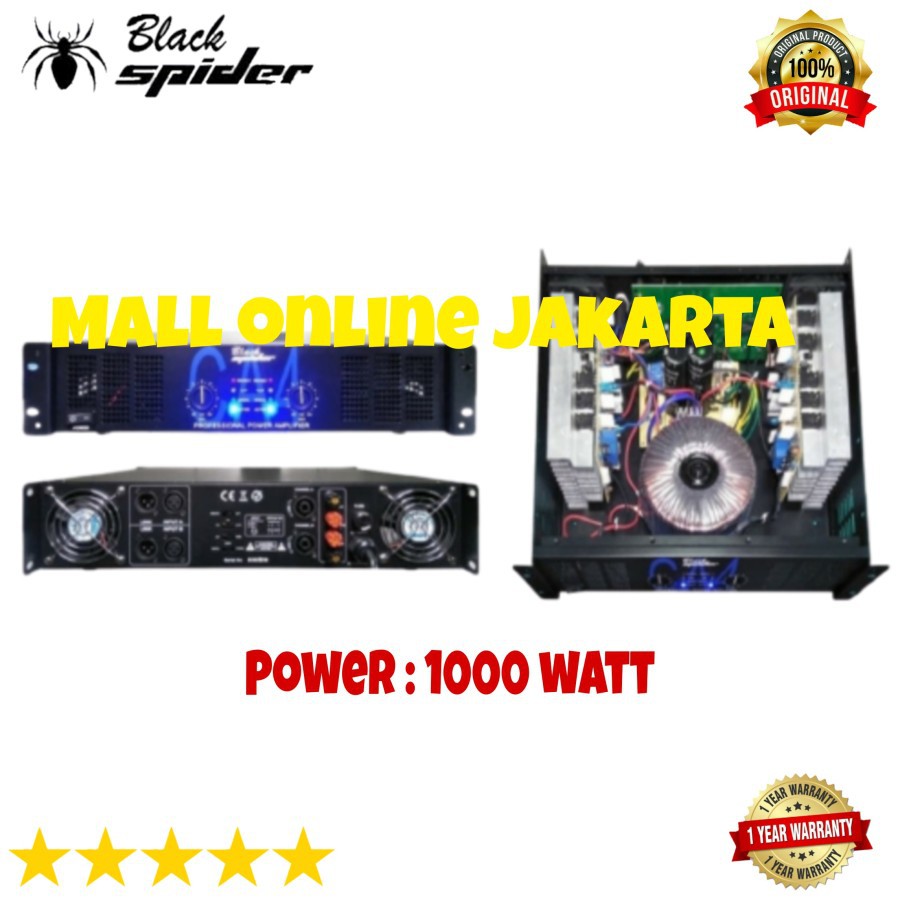 Power 1000 watt blackspider ca4 original ca-4 black spider ca 4