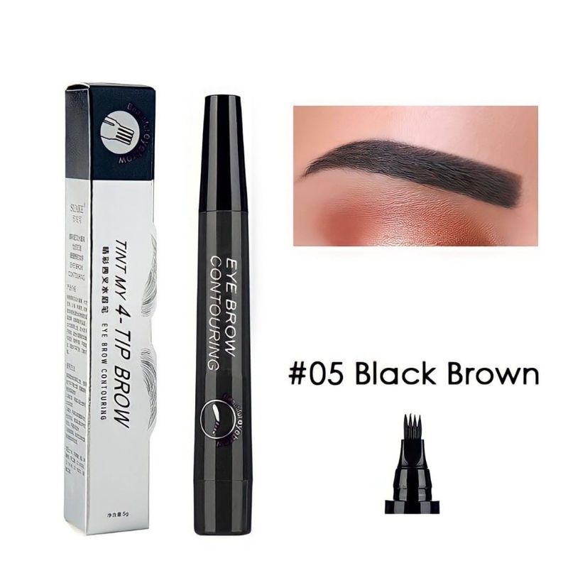 Eyebrow Pena alis Stamp waterproof Long Lasting /