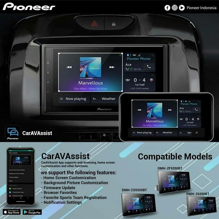 PIONEER DMH Z6350BT HI RES