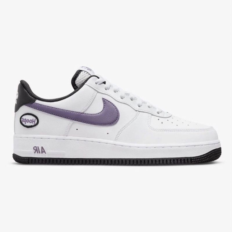 Nike Air Force 1 Low Hoops White Canyon Purple - 100% Original / RESMI