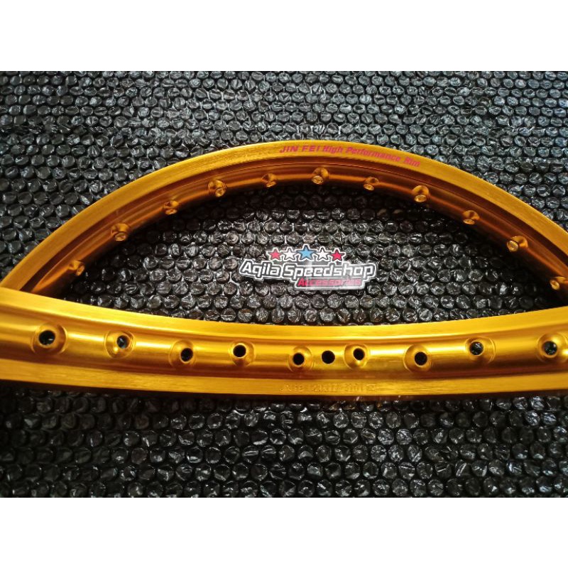Harga satuan  Velg Jinfei Gold Polos Ring 17 ukuran 120/140 dan 140/140 Jinfei Polos