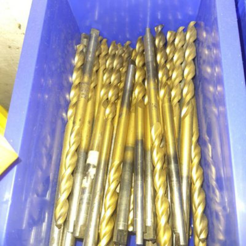 mata bor besi. mata bor panjang. long drill coating kuning. 8.8mm long 165mm hss. bukan nachi
