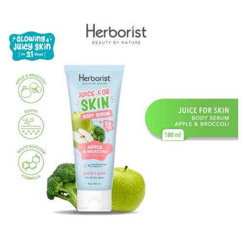 Herborist Body Serum Juice For Skin - 180ml-BODY SERUM Apple