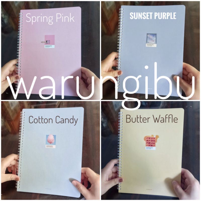 

Simple Colour Palette Spiral Ruled Notebook Buku Tulis Catatan Kuliah Halaman Garis