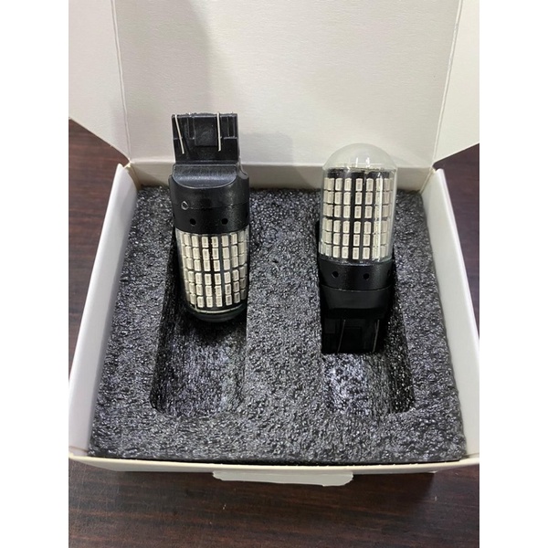 LAMPU LED STOP REM MOBIL T20 KAKI 2 TANCAP 12V SMD 144LED