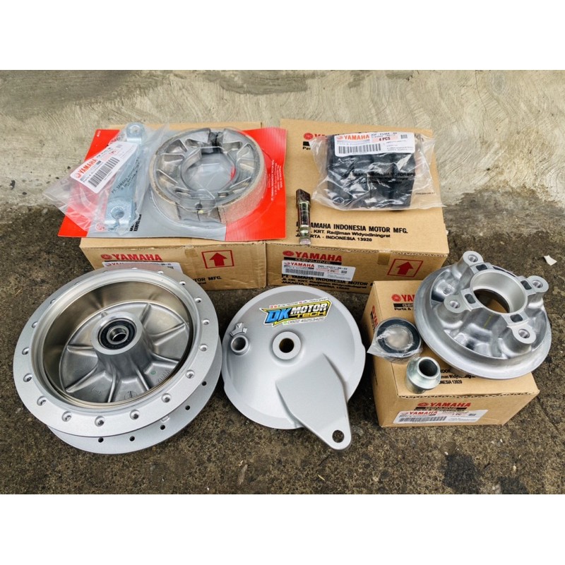Tromol Belakang Scorpio Rx King Full Set pnp Megapro GL CB-1
