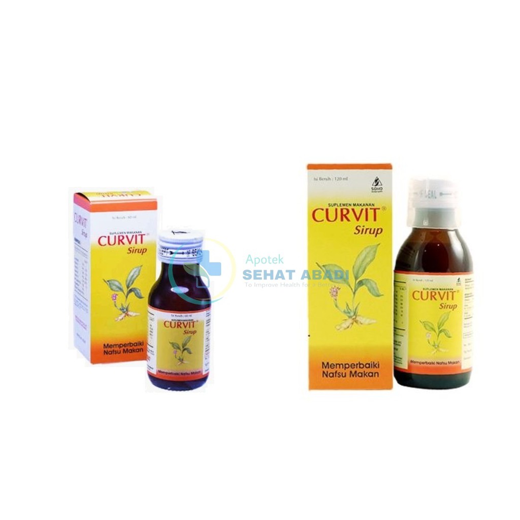 Curvit sirup penambah nafsu makan 60 ml | 120 ml