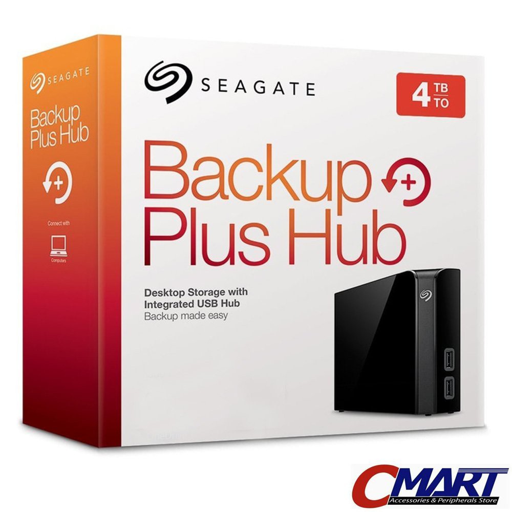 Seagate Backup Plus Hub 4TB Desktop HD HDD Hardisk External Eksternal