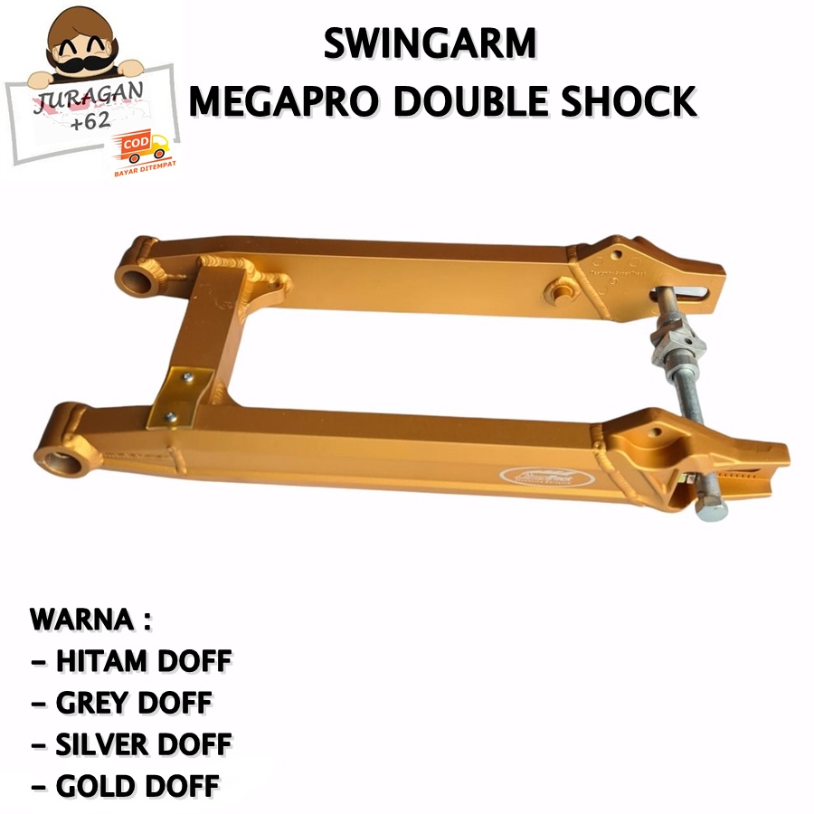 SWINGARM HONDA MEGA PRO VERZA DOUBLE SHOCK SWING ARM GL VERZA VERSA SASIS AYUN SUPERTRACK