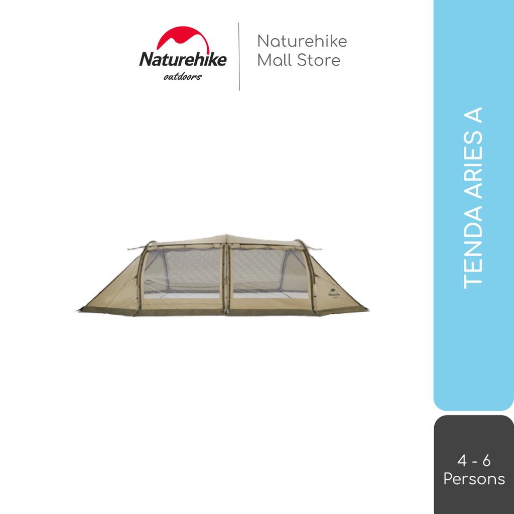 TENDA ARIES A CAMPING / GLAMPING 4 - 6 ORANG NATUREHIKE NH22YW004