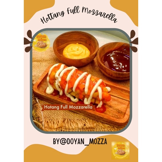 

HOTTANG MOZZARELLA/ HOTTANG SOSIS/ TOKEBI KENTANG CRISPY/ JAJAN KOREA/ FROZEN FOOD