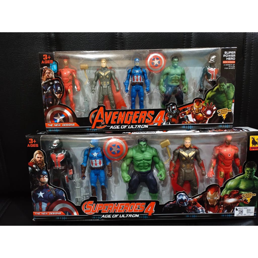 Set Action Figure Avengers 4 Age Of Ultron