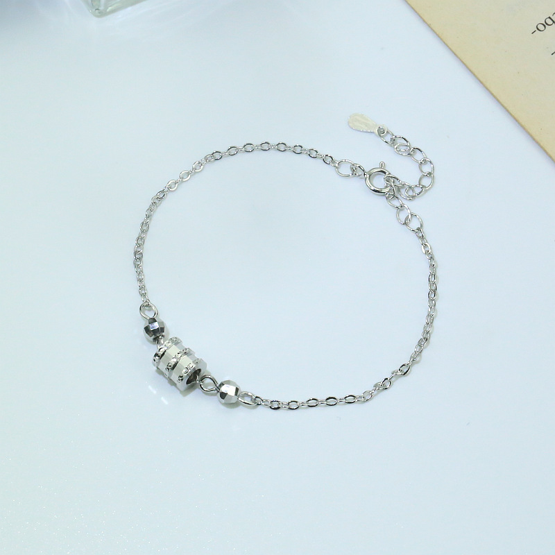 [Ready Stock]925 Silver Small Waist Bracelet Female Rose Gold Ornament