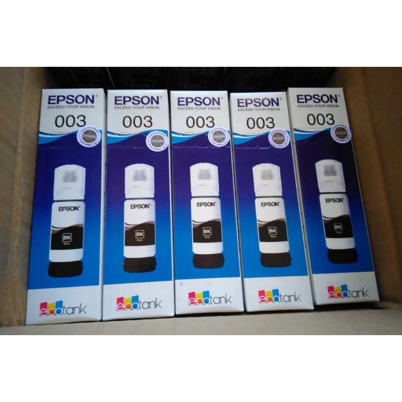 Tinta Epson 003 kualitas original Refill printer Epson L1110 L1210 L3110 L3210 L3150 L3250 L5190 L32