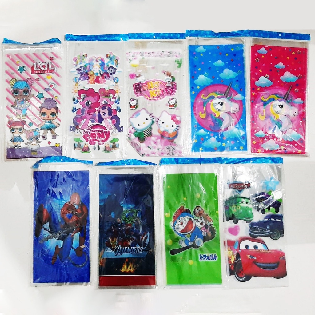 Kantong Plastik Snack Ulang Tahun Anak Plastik Bingkisan Ultah