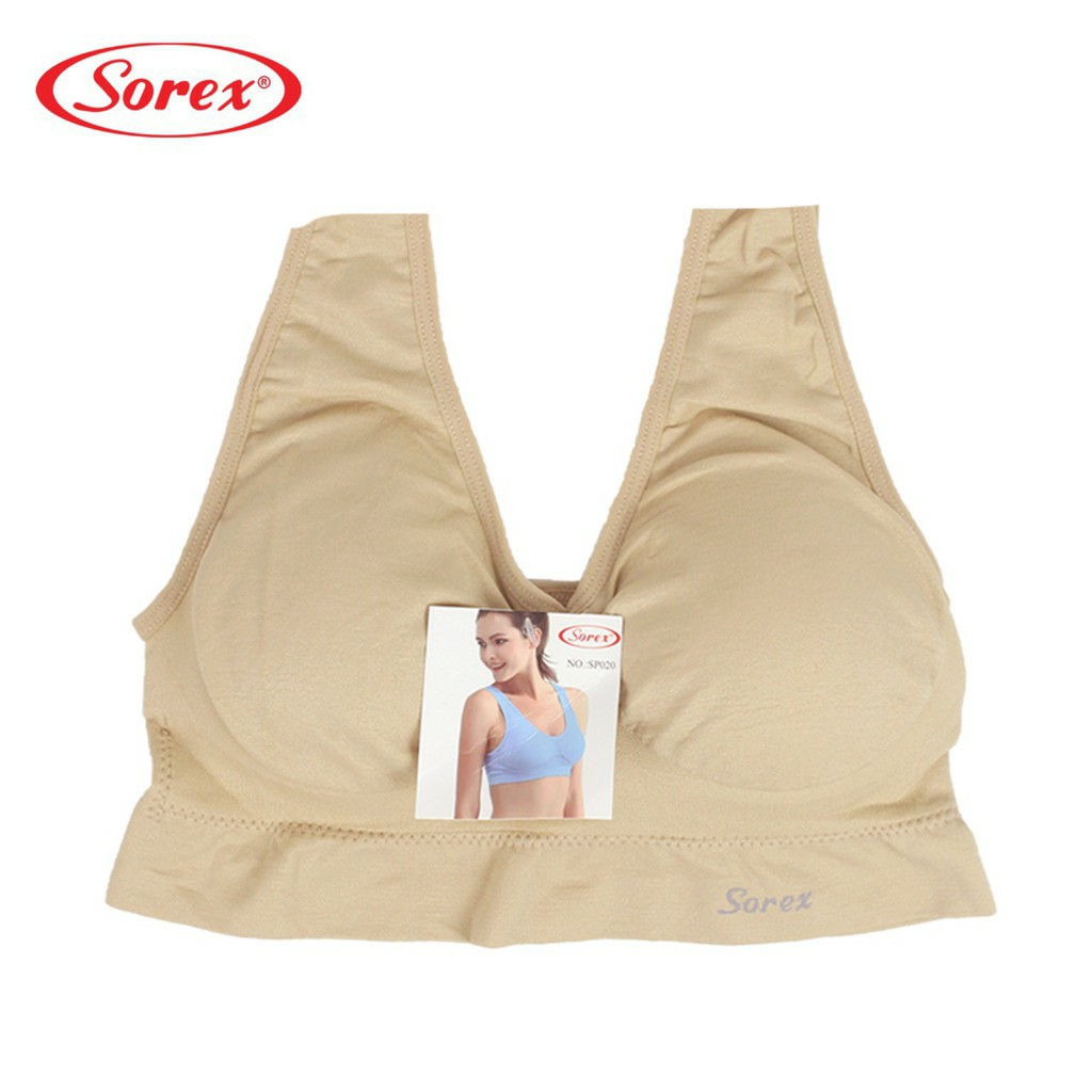 Sport Bra Wanita Original Sorex Size 32-36 &amp; 38-42 Sp21 Sp20 Tanpa Kawat Bh Wanita Sorex Miniset Dewasa