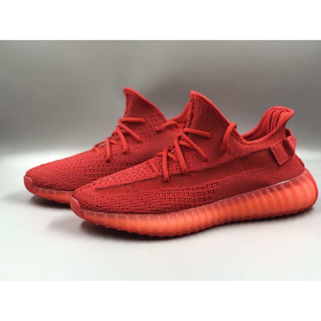 yeezy 350 all red