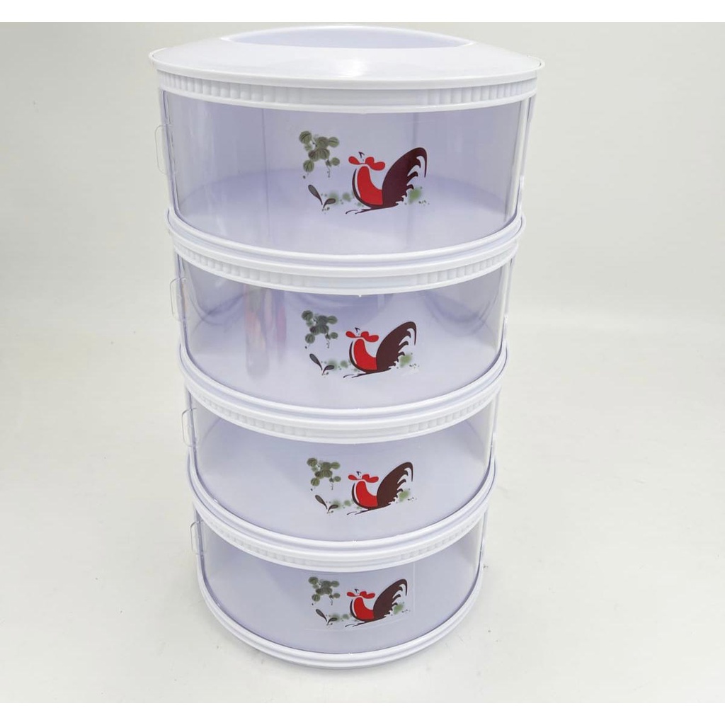 Food Cover 4Layer/Tudung saji susun 4 tudung saji multifungsi