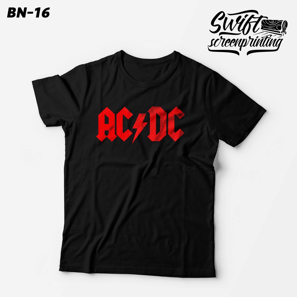 KAOS BAND ACDC AC DC T-SHIRT DISTRO PRIA WANITA